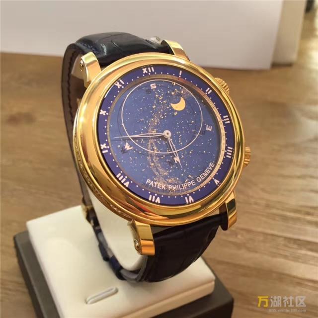 贝克汉姆最喜欢戴的手表是,百达翡丽5102星空腕表