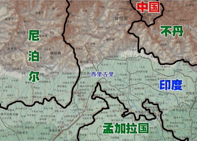 切断西里古里走廊?想法不错!但请看看这些地图