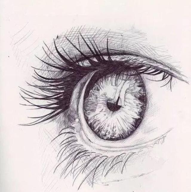 如何画好人物的眼睛,铅笔手绘画眼睛素描教程解析