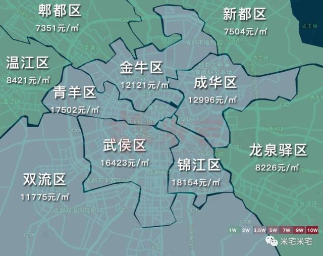 7.28个热点城市房价,来看真正的房价地图!