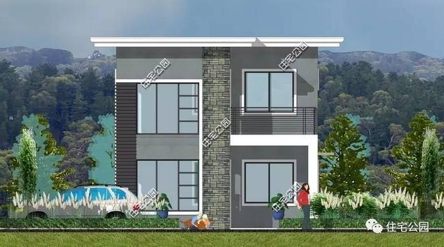 15万自建7x10米二层农村别墅,建成后比效果图美?