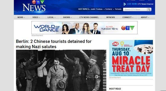 加拿大ctv news网站对该事件的转载.