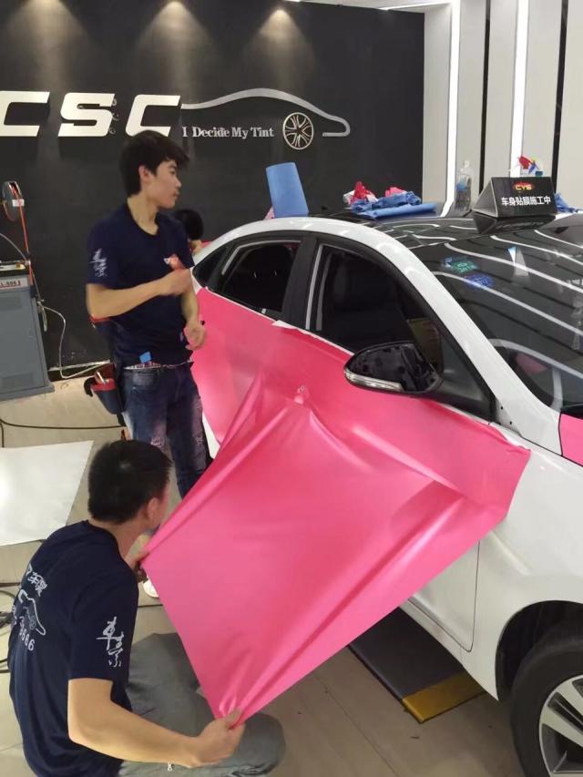 北京现代名图电光金属粉车身改色贴膜