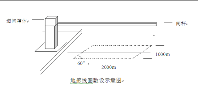 在600×600mm范围内将地面清理干净并整 道闸安装说明 优位停车提醒