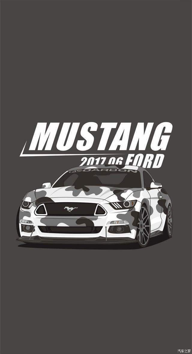 设计师暴改福特野马mustang 这样的汽车涂装太野了