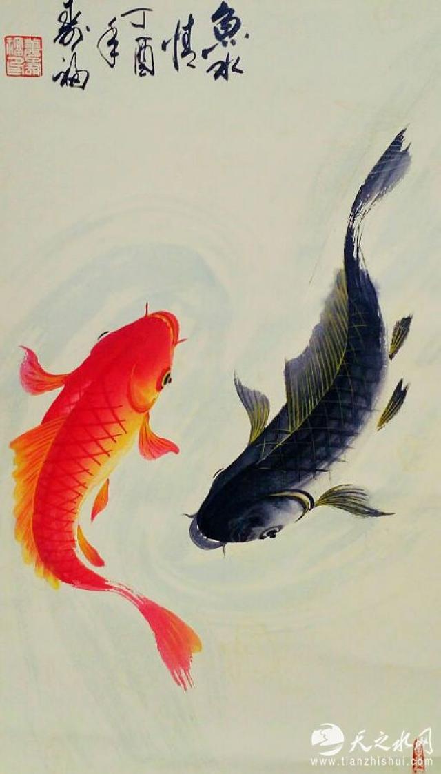 天之水网专访画鱼名家姜寿福先生