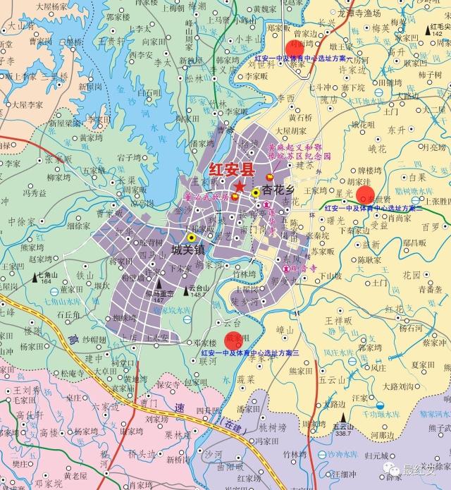 红安,县高度重视,不断加强城区规划修编,加大县城空间立体性