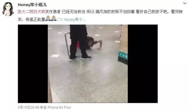 女子狂犬病发作,在医院爬行尖叫?真相竟是…(视频)