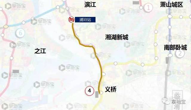 萧山南片要通地铁了?杭州将启动地铁四期规划,线路走向