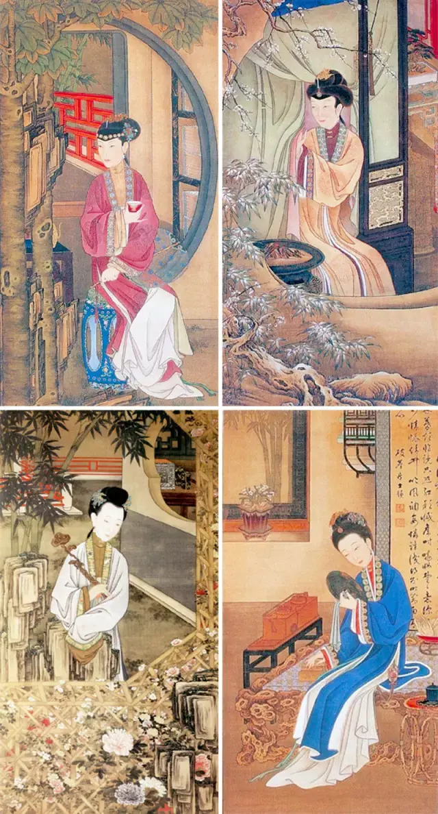 名画欣赏:藏在世界各地的中国古代仕女图