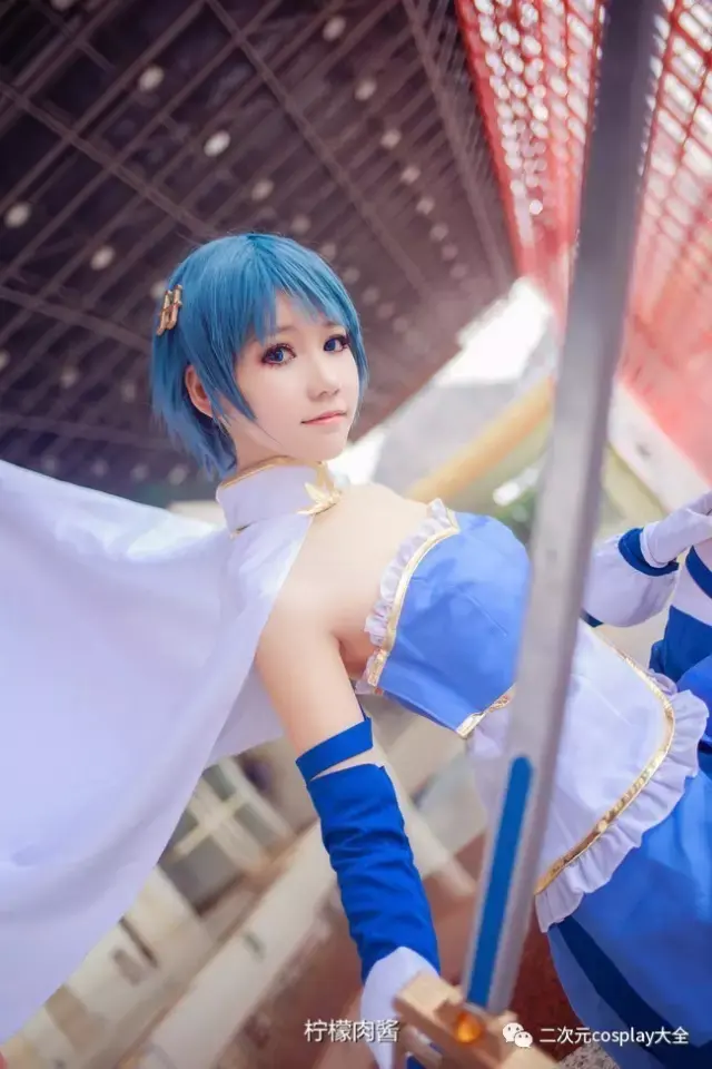 cosplay少女下限小圆,cosplay图泳装下限 《魔法少女小圆》美树沙耶加cos,可爱又帅气的魔法少女