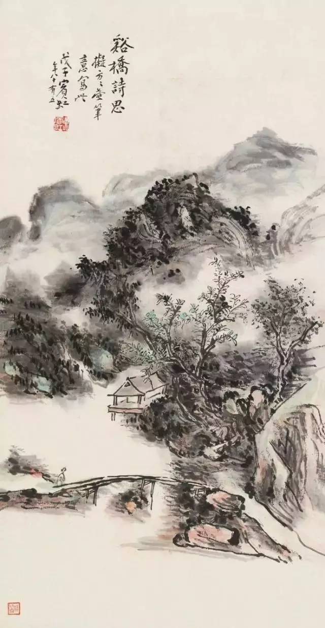 黄宾虹的画作早已成为了博物馆常年展出的馆藏珍品,当人们看到他晚年