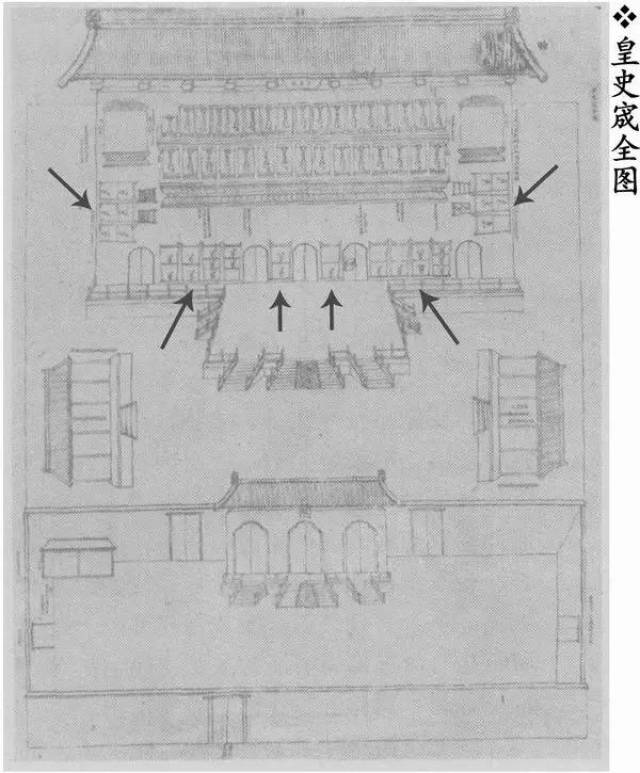 皇史宬全图(取自李鹏年《皇史宬—我国古老的档案库 中国第一