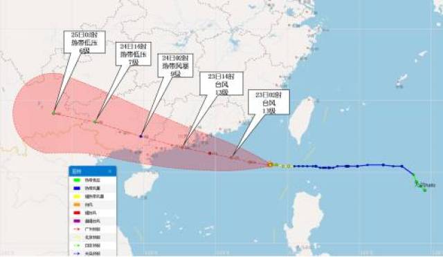 13号台风"天鸽"正面袭击广东,东莞有大暴雨 9到10级阵风!