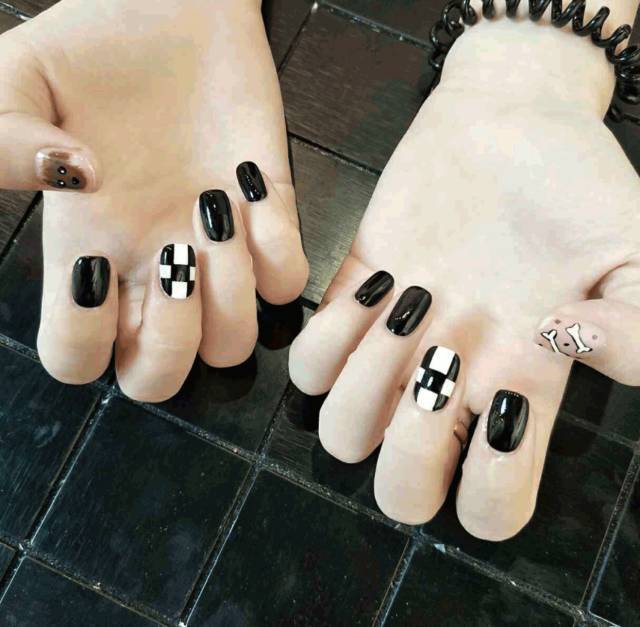 美甲课程 | 手黑的人做什么美甲显白?图片