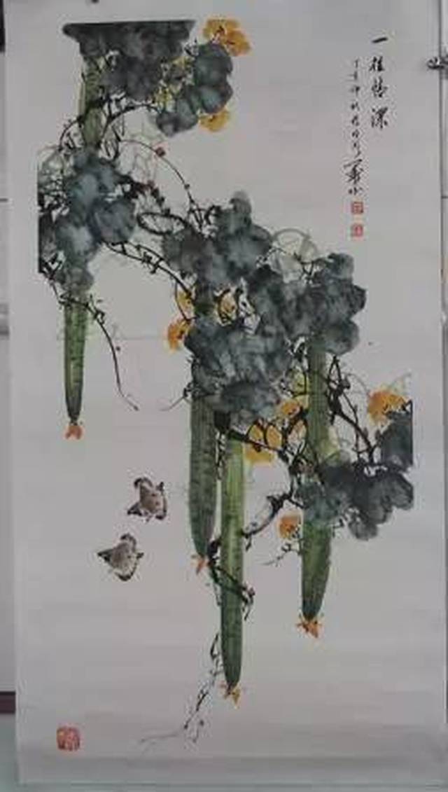 花鸟画大家马建华先生亲临中国(深圳)国际红木艺术展