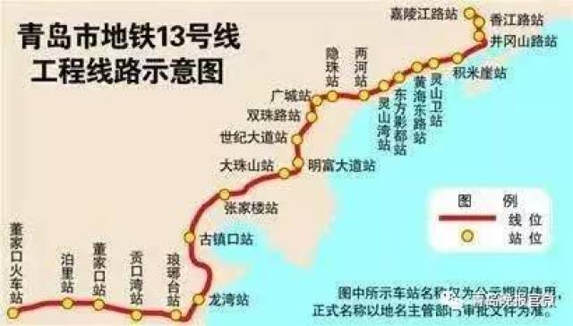 将成为贯穿青岛西海岸新区的轨道交通骨干线和快速线,并能与地铁1号线