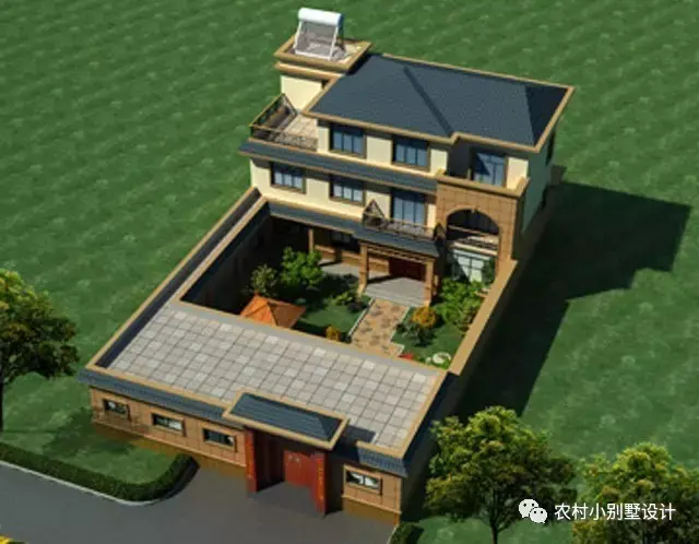 最近仿古建筑农村小型四合院别墅设计案例赏析