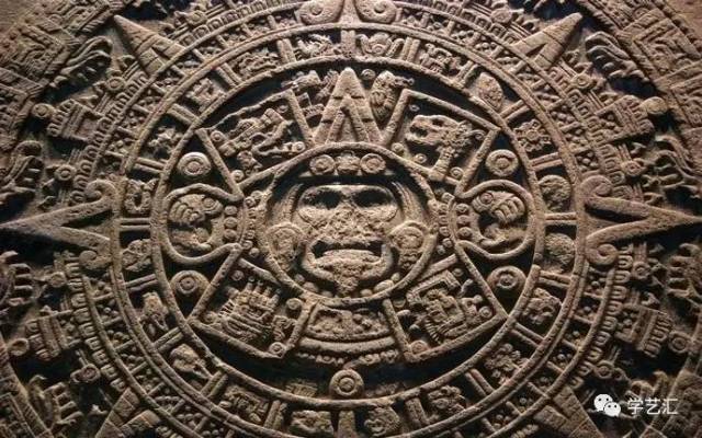 这块太阳石盘就是阿兹特克文化的象征