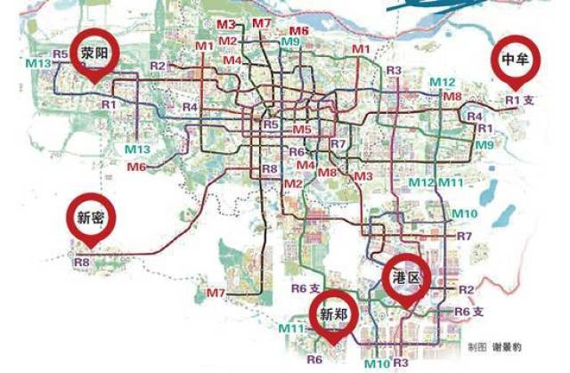 中牟地铁到底怎么通?最新的2017年郑州地铁规划大全,有你家门口吗?