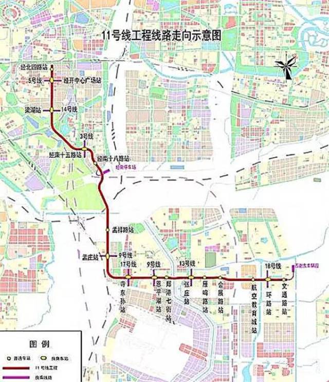 中牟地铁到底怎么通最新的2017年郑州地铁规划大全,有你家门口吗