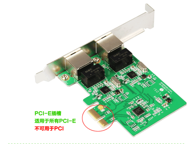 推荐产品:mini pci-e转双口千兆网卡 型号: io-mpce8111-2glan 官方