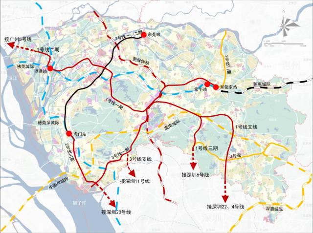 东莞地铁三条线路将经过这些镇街,虎门的伙伴出去爽就
