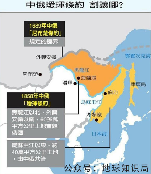 1860年俄国又逼迫清政府签订了不平等的《中俄北京条约》,清政府割让