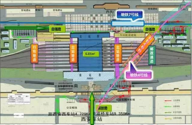 西安铁路枢纽规划正式批复,未来大西安将拥有5个火车站.