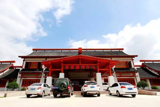 游客接待中心 紫荆湖一角 果香曼谷·美丽乡村 隐栖谷和天台山景区