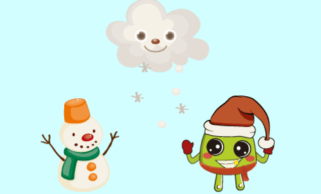 雪花拼图 |雪是天气想象中娃最爱的一个,先打印一些基本形状就像雪花