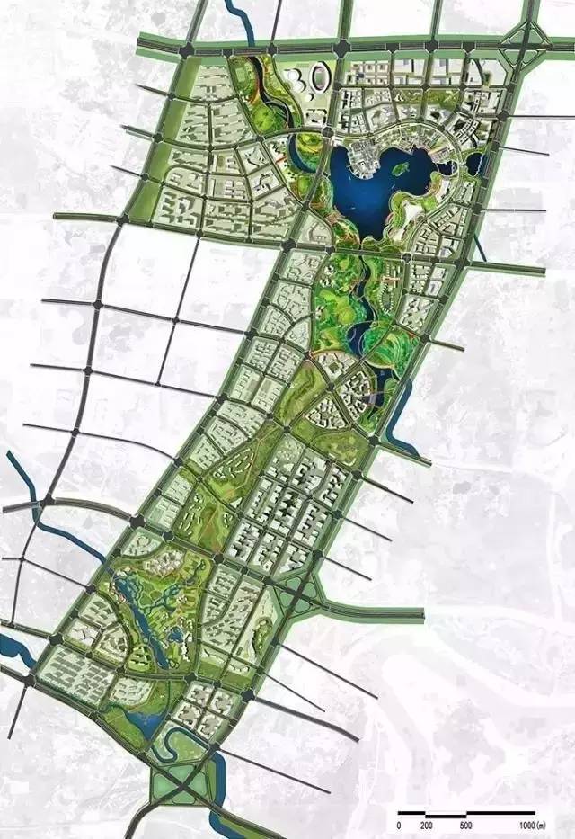 从规划上来看,未来怡心湖建成后将担当成都产城一体,城景相融的现代图片
