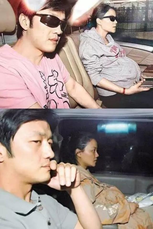 李亚鹏和孕期的王菲 怀孕中的王菲,素颜却依然神采奕奕.王菲怀首胎窦