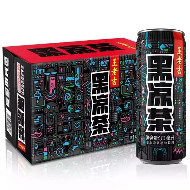 王老吉黑凉茶!新包装一推出,便引起网友们的热烈讨论.