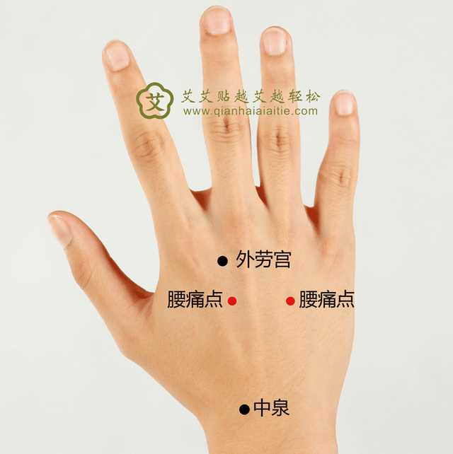 胡有宸:艾灸穴位每日一贴-腰痛点