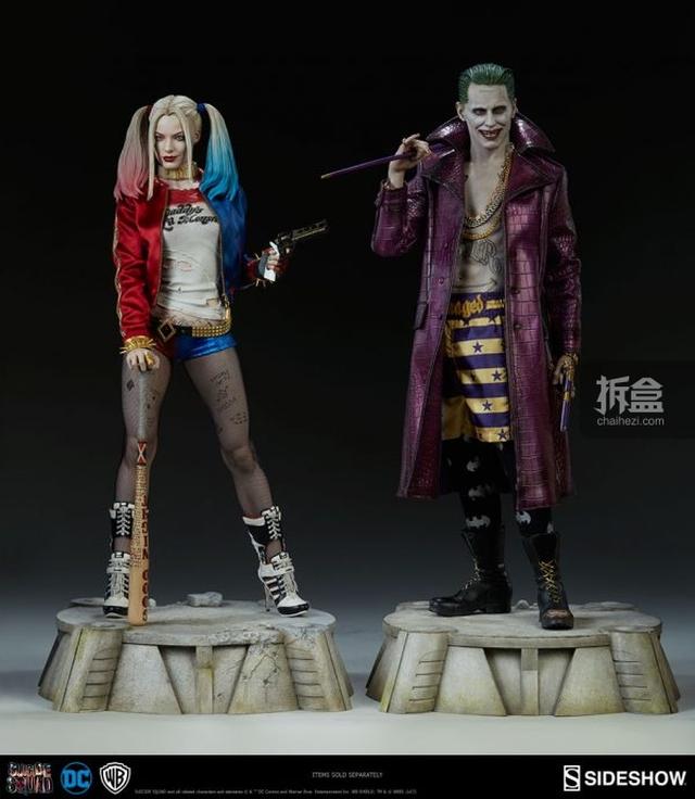 sideshow《自杀小队》the joker 小丑 pf雕像