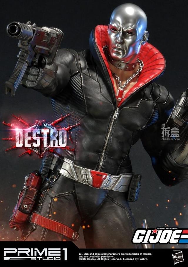 prime 1 studio:27寸《特种部队》迪斯特罗 g.i joe destro