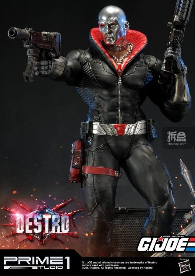 prime 1 studio:27寸《特种部队》迪斯特罗 g.i joe destro