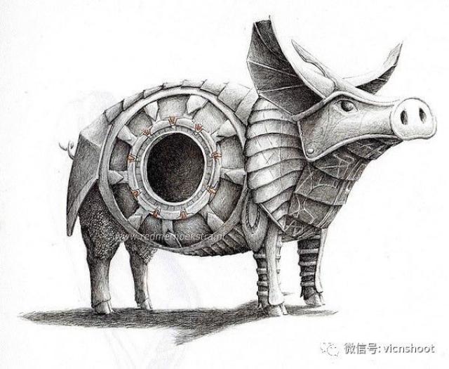 创意素描,绘画需要情感,纯真与坦率