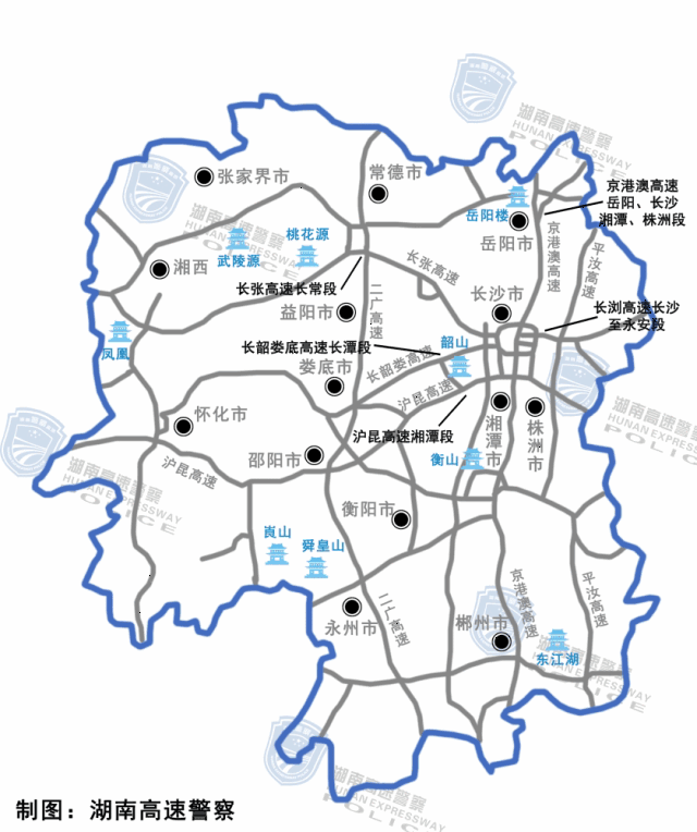 s41长潭西高速九华收费站与g60沪昆高速之间的连接线,g0401长沙绕城高图片