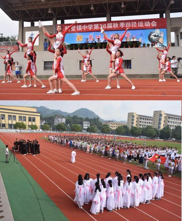 青春飞扬!富阳校园的运动会入场式真精彩