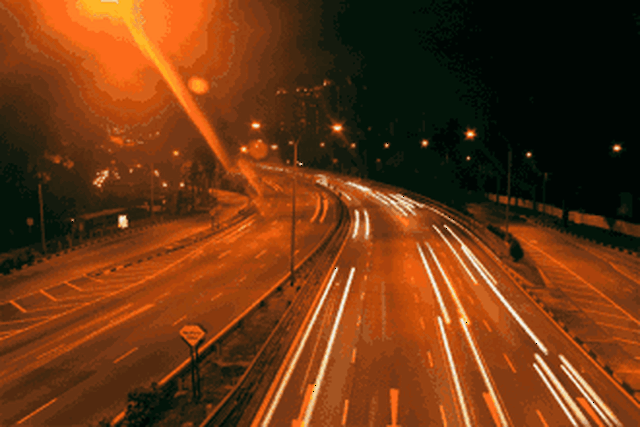 壁纸 道路 高速 高速公路 公路 夜景 桌面 330_220 gif 动态图 动