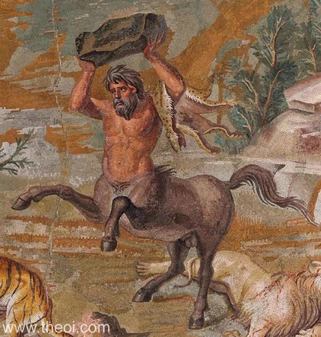古希腊神话中的半人马部族肯陶洛斯(centaurs)有一位著名的人物喀戎