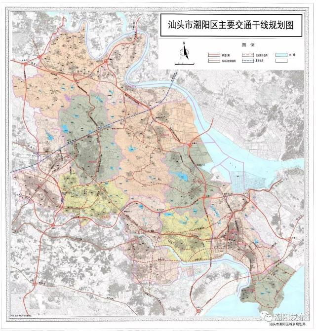 环市东路规划图,区规划局提供) 潮阳区交通主要情况 潮阳区濒临南海