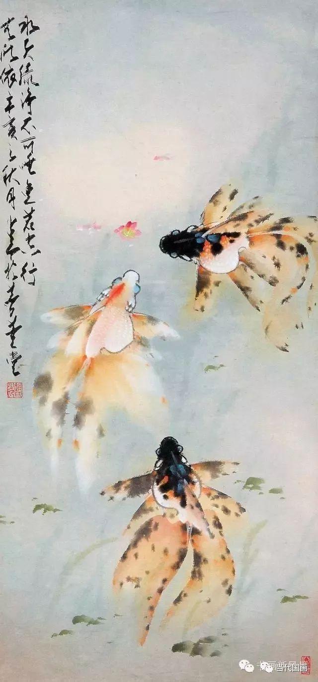 花鸟大师赵少昂,画鱼也精彩!