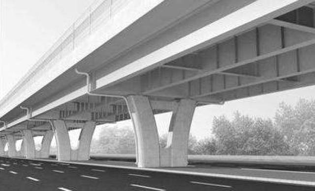 北一路高架桥为东北地区首座采用 全钢结构形式城市高架桥.