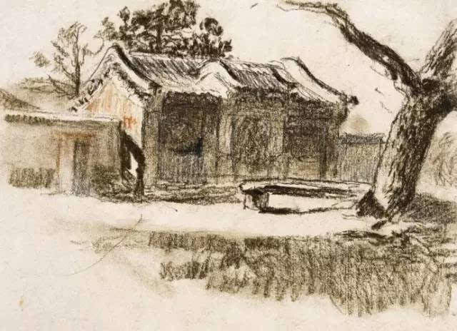 珍贵的爱国大师素描手稿流出!为了画一幅大型作品竟画