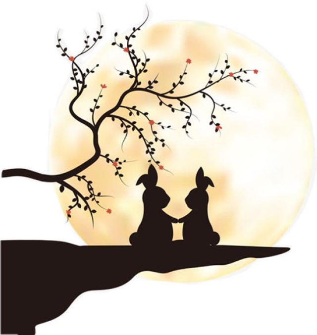 关于中秋节还有一个传说:相传月亮上的广寒宫前的桂树生长繁茂,有