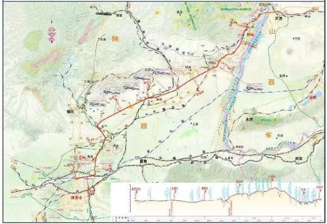 消息,纳入全省《关中城市群城际铁路网规划》的 西韩城际铁路项目前期