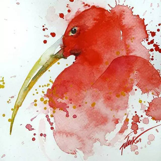 scarlet ibis 赤羽朱鹮